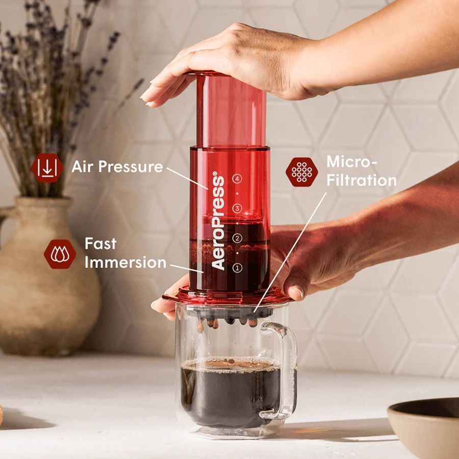AeroPress Coffee Maker - Clear & Colors - Image 28
