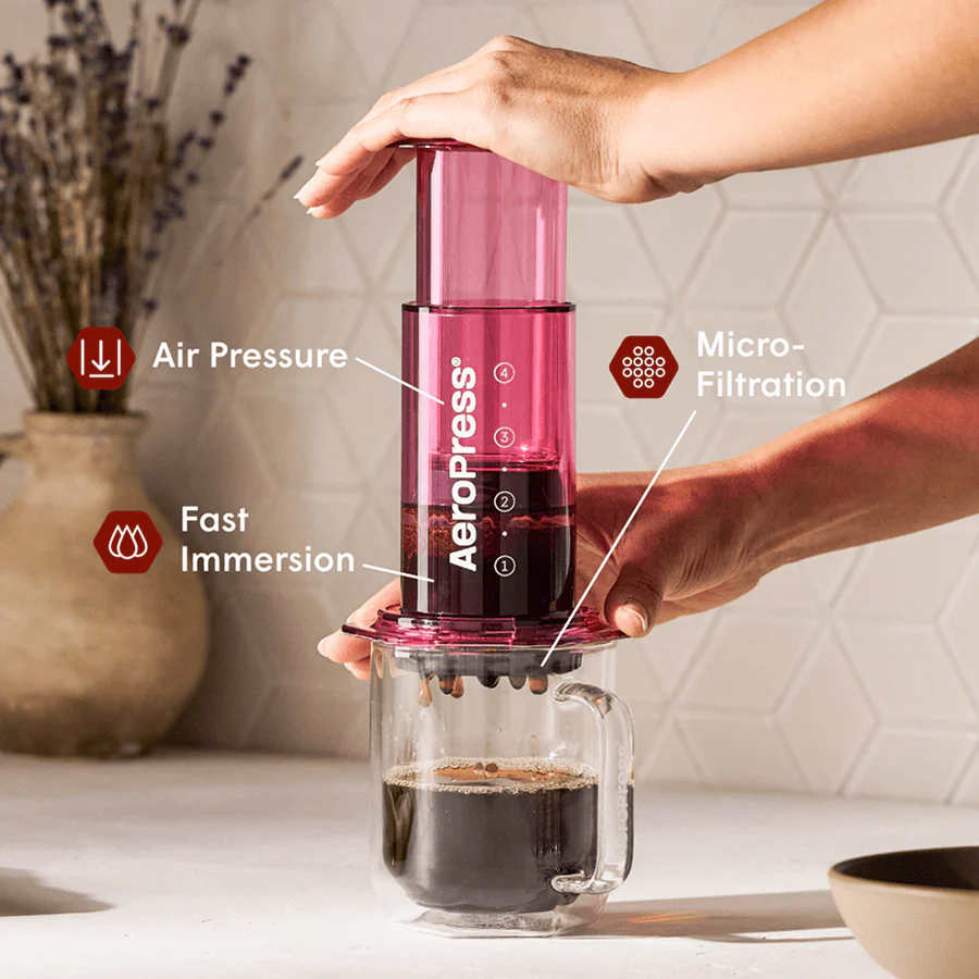 AeroPress Coffee Maker - Clear & Colors - Image 7